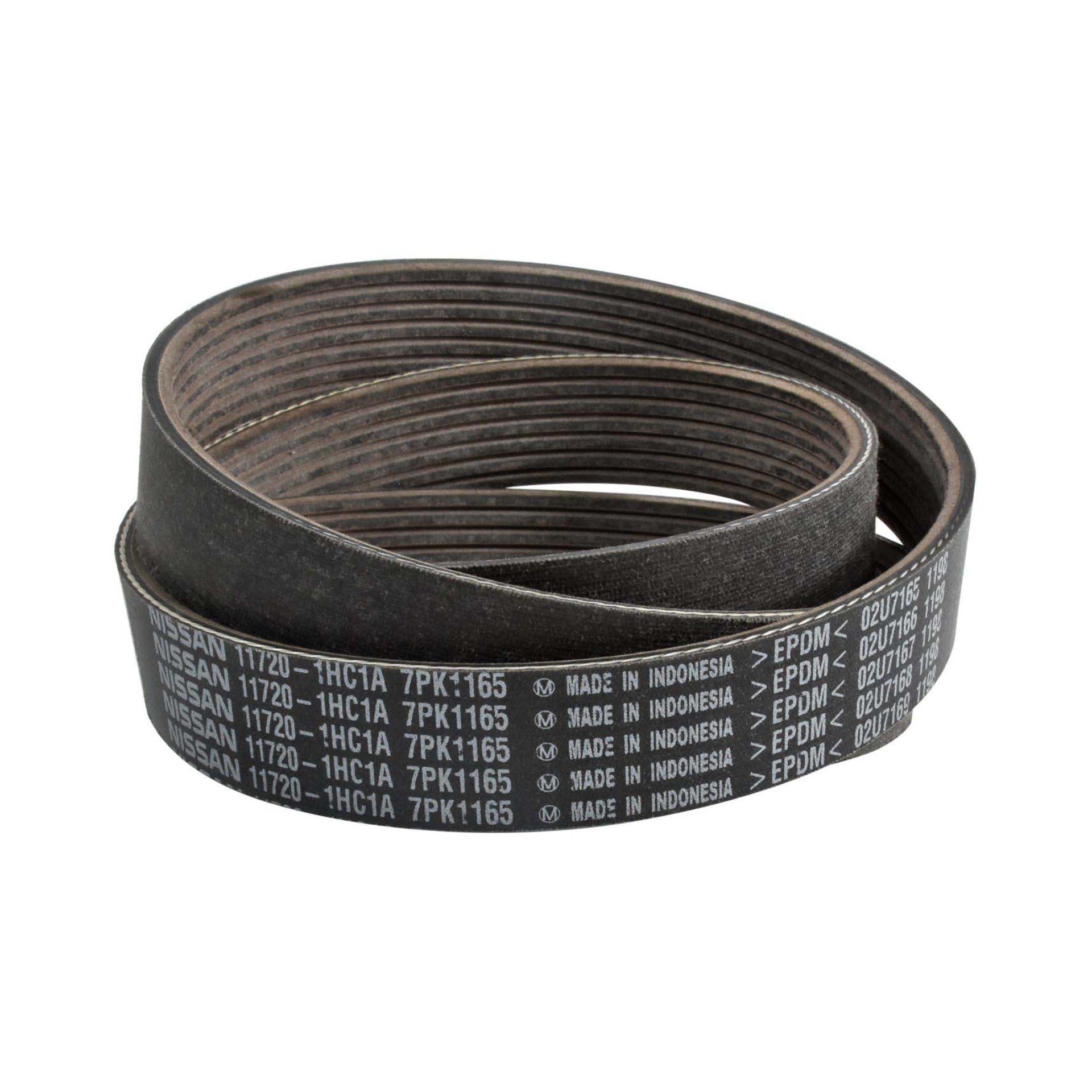 Alternator Belt MARCH Year 10-22 1.2B HR12 Genuine Nissan (ECO) 7PK1165 (11720-1HC1A)
