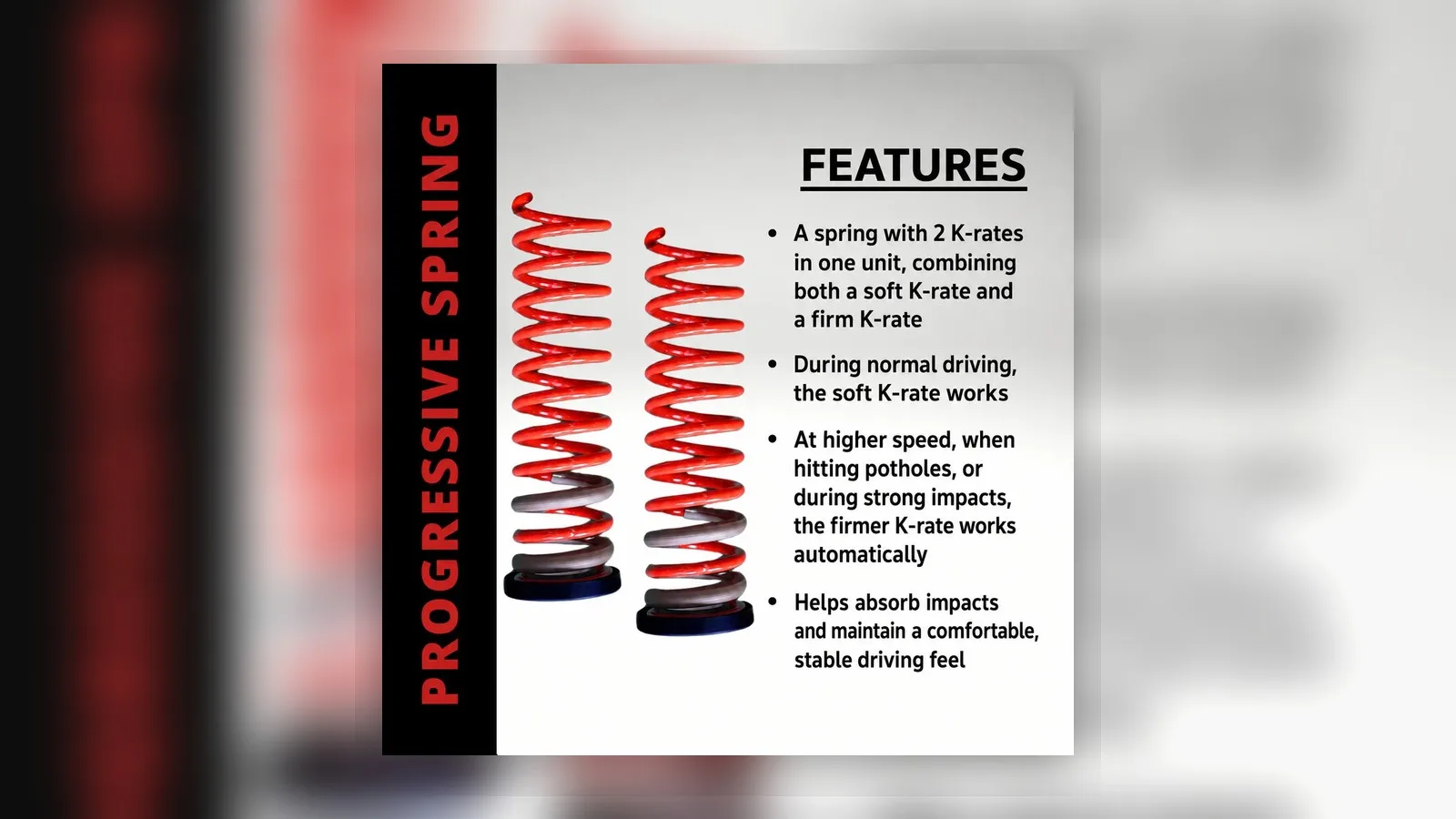 Actual Profender coil spring set product photo adapted into a safe 16:9 TAP Auto Parts blog cover