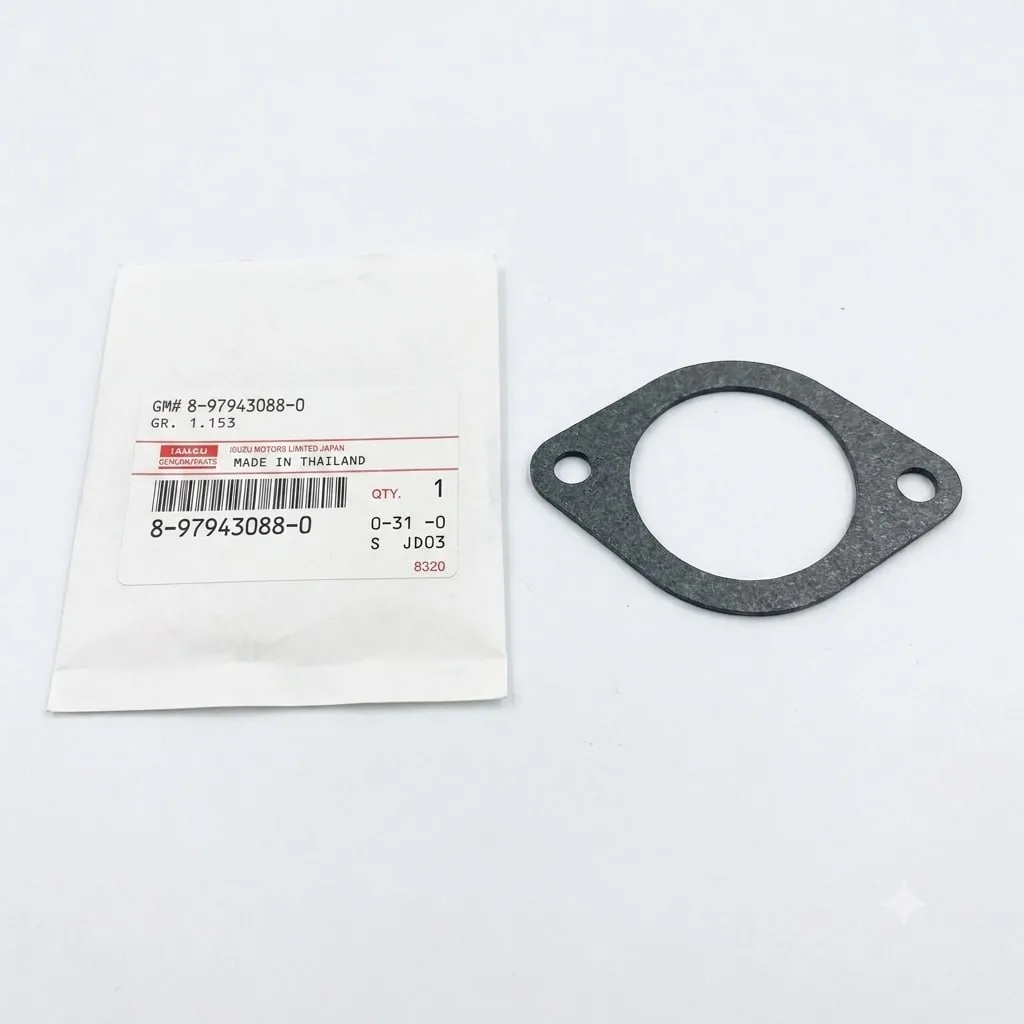 Genuine Isuzu Water Outlet Gasket TFR Dragon Eye D-Max Direct NPR 4JA 4JB 4JH - 8-97943088-0