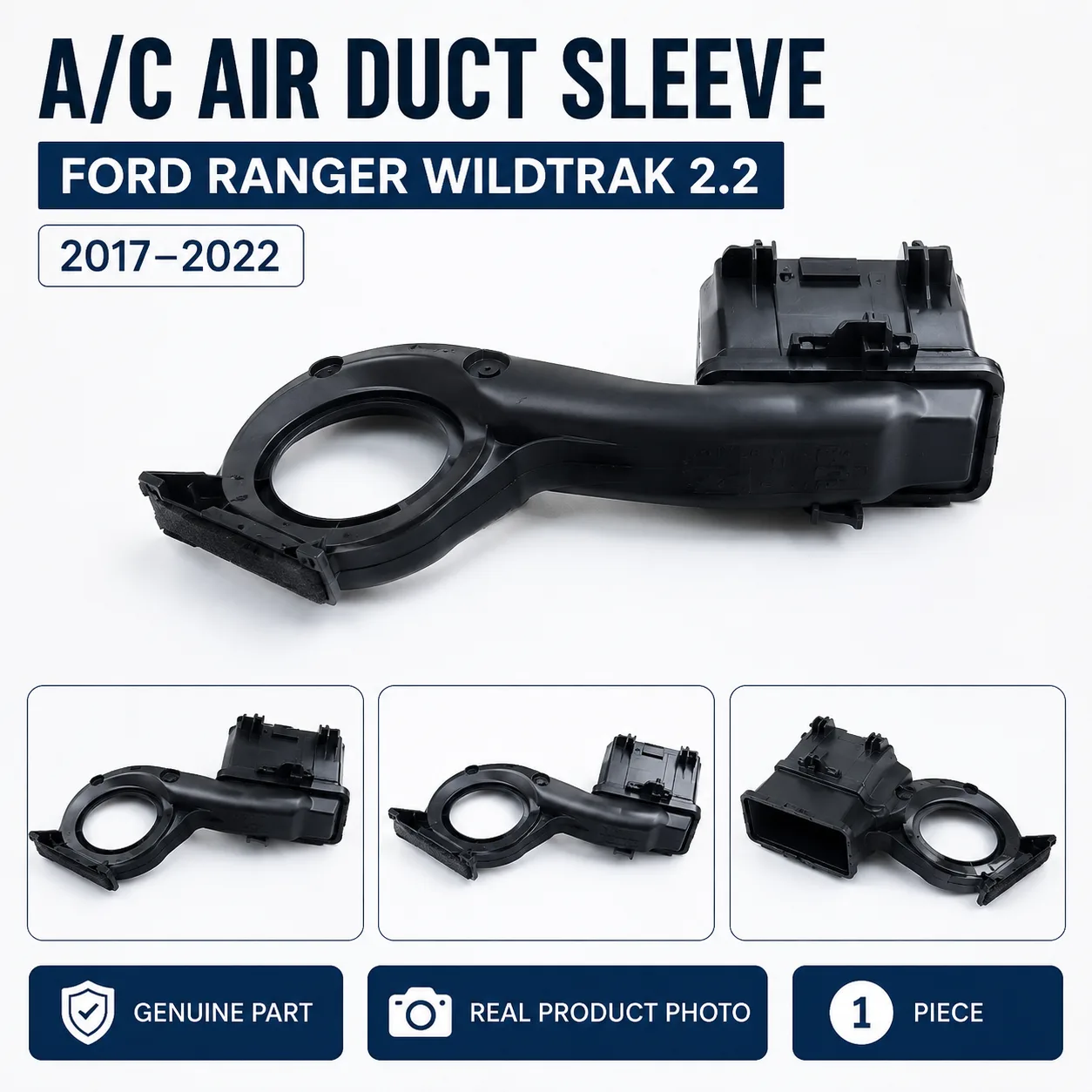 Genuine Ford Air Duct Hose for Ford Ranger Wildtrak 2.2L 2017–2022